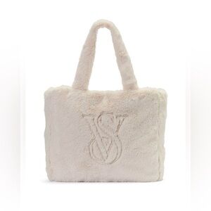Victoria’s Secret Faux Fur Tote Bag